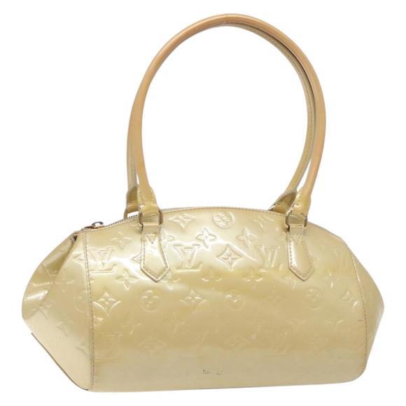 LOUIS VUITTON Vernis Sherwood PM Hand Bag Broncorail M91491 LV Auth 134504 - Picture 1 of 16